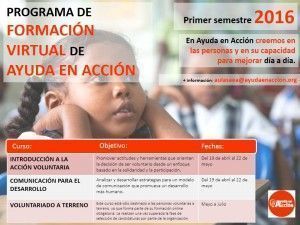 Tutorización y Docencia de la Formación Virtual de Ayuda en Acción