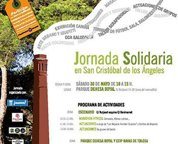 Jornada Solidaria del proyecto de Sensibilización y Revitalización del barrio de San Cristóbal de los Ángeles